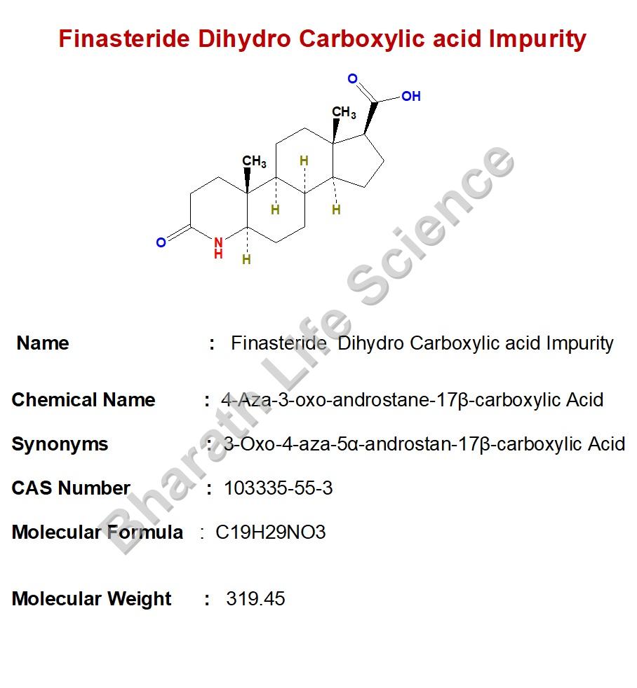 Finasteride  Dihydro Carboxylic acid Impurity